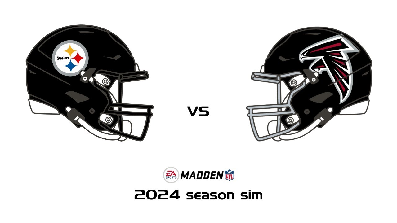 NFL 2024 season sim Week 1 Steelers vs Falcons Madden 24 YouTube