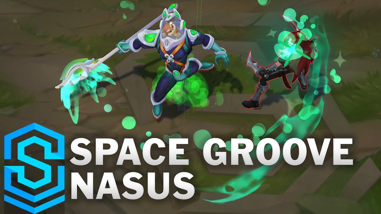 Space Groove Nasus Skin Spotlight Pre Release League Of Legends Youtube