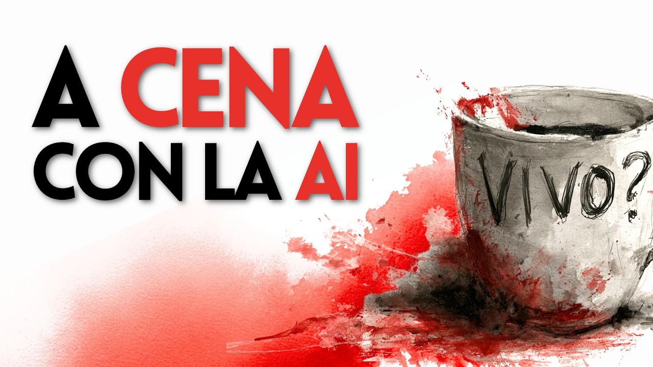 A CENA CON LA AI una tazza, unenciclica e la domanda se Claude  vivo... 1601