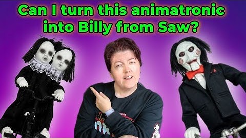 Can I turn this Halloween animatronic into Billy from Saw?
