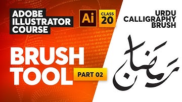 Adobe Illustrator Course | Urdu Calligraphy Brush - Paint Brush Tool (part 2) - Class 20