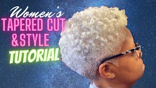 HOW TO: Women's Tapered Cut & Styles | Step by step tutorial screenshot 1