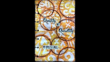 Mixed Media Art Journal Tutorial-ICAD- SHADING