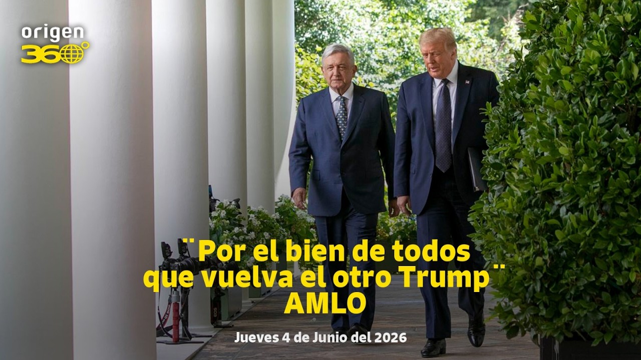 En Vivo | Este Trump no le gusta a AMLO pide que vuelva el otro Trump, por el bien de todos