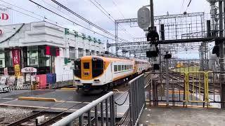 近鉄12410系NN12＋30000系V02ビスタカー回送高安駅発車