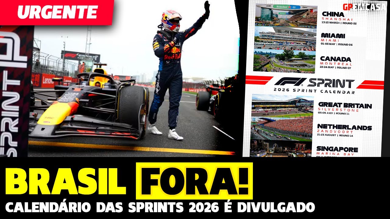 🚨Urgente: Brasil Fora Do Calendário Da F1 Sprint 2026! Calendário Divulgado | Fórmula 1 | Gp Em Casa