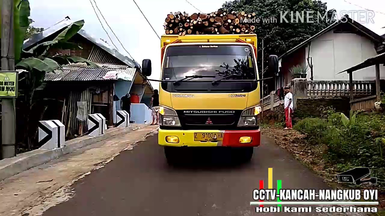  Truk kayu  Oleng wajib nonton Oleng parah Sampai Buka 