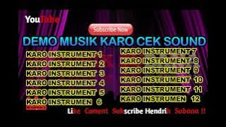 CEK SOUND 2024 KN7000 - DEMO KARO  INSTRUMENT TERBARU [ fuul ALLBUM 12 LAGu 2024 ll Kn7000