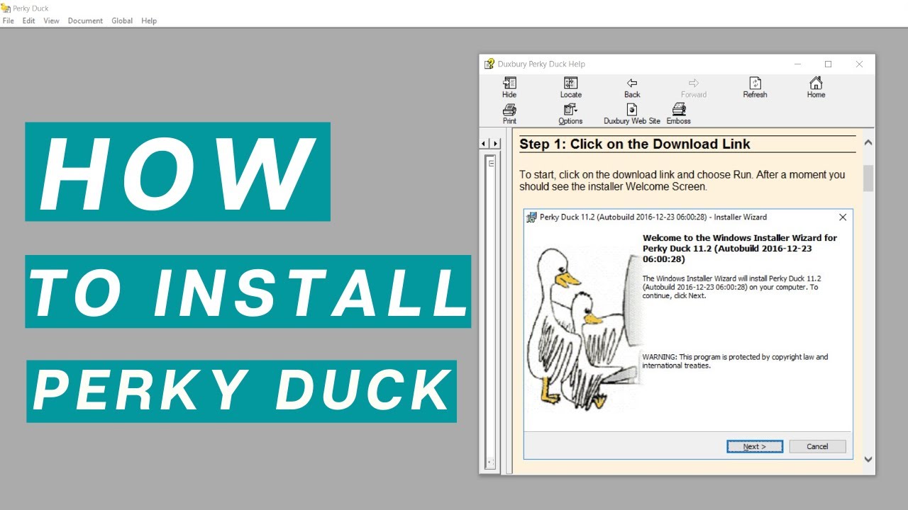 perky duck braille download perky duck braille download