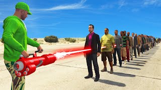 NEW $1,450,000 LASER CANNON TEST! (1 Laser vs. 100 People) screenshot 3