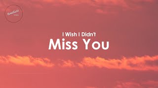 Angie Stone - Wish I Didn't Miss You (Lyrics)