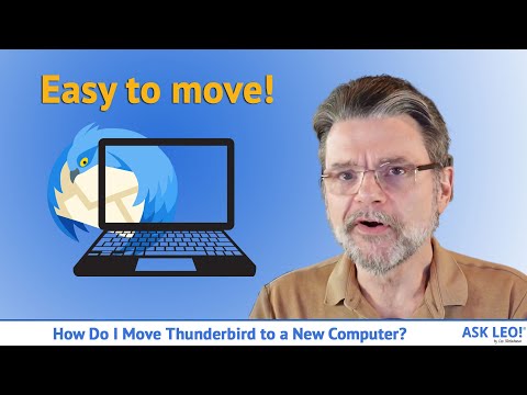 Video: Làm cách nào để chuyển Thunderbird sang máy tính mới?