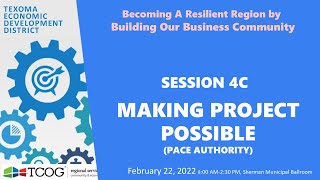 TCOG Workshop: Building Business Community (Session 4C: Making Projects Possible - PACE)