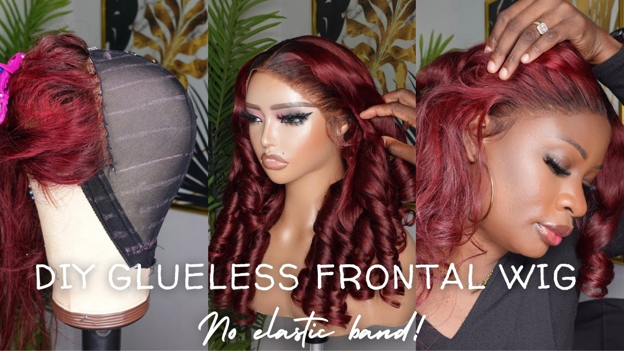 DIY Glueless Frontal Wig | No Elastic Band | DETAILED