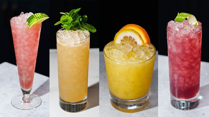 4x MOST refreshing Cocktails to jump start SUMMER (And delicious 😋)