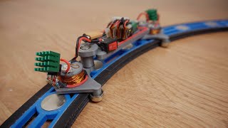 How Fast Is This Electromagnetic Train With Full Track ( Part 3 / 3D Printed )