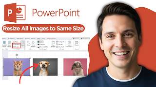 How to Resize All Images to Same Size AT ONCE in PowerPoint 2026 Full Guide)
