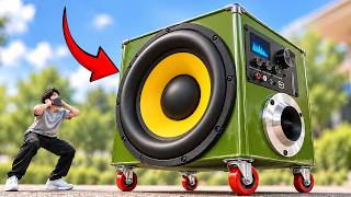 🔊 Turning an Old Metal Box Into a Giant 2500W JBL Bluetooth Speaker—Insane Bass!