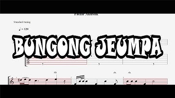 Tab Gitar Bungong Jeumpa - lagu daerah Aceh ( fingerstyle guitar )