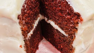 Homemade Red Velvet Cake 