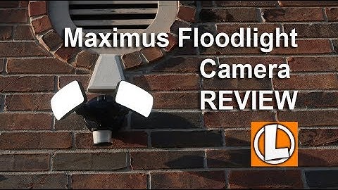 Maximus Floodlight Camera Review - Unboxing, Features, Setup, Setting, Installation, Video Footage