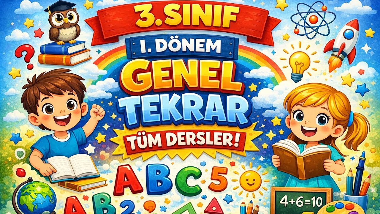 3.Sınıf 1.Dönem Fen Bilimleri Genel Tekrar Etkinlikleri
