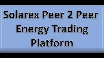 Solarex P2p Energy Trading Platform MVP
