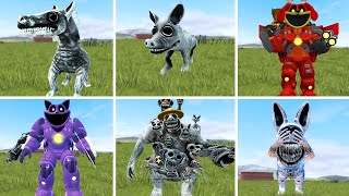 EVOLUTION OF ZOONOMALY MONSTERS VS MECHA TITAN CATNAP, DOGDAY POPPY PLAYTIME CHAPTER3 In Garry's Mod