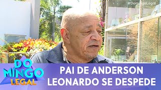 Pai de Anderson Leonardo se despede e fala de projetos do filho | Domingo Legal (28/04/24)