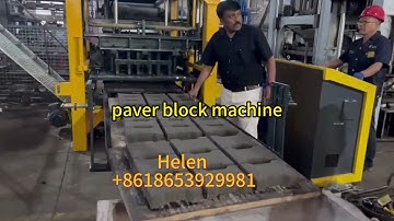 SY manufacturer concrete block making machine fully automatic hydraulic QT4-15 paver blocks molding