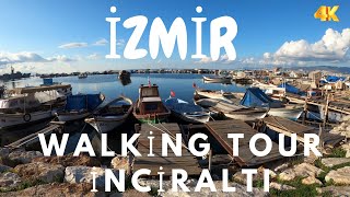 Izmir, Turkey walking tour | Inciraltı 4K 60FPS 2023