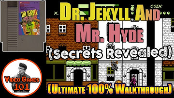 Dr. Jekyll and Mr. Hyde NES Walkthrough | 100% Guide Feat. LIVE Rage-O-Meter | Video Games 101