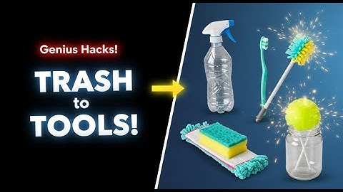 How To Repurpose Household Trash Into  BRILLIANT CLEANING TOOLS!