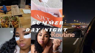 Summer Day/Night ROUTINE | shopping, taco Tuesday, self care, grwm etc