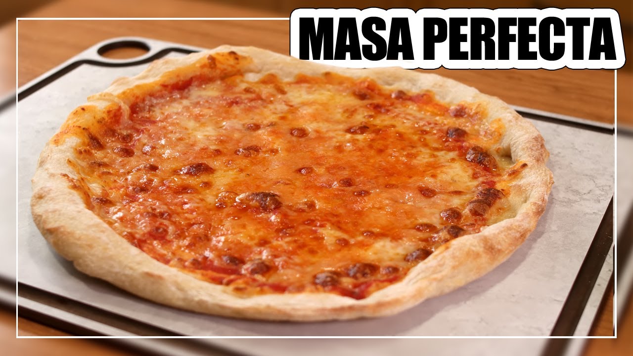 ?MASA de PIZZA CASERA levado LENTO | 24 HORAS - YouTube