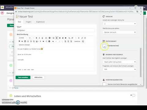 itslearning Tutorials: So erstellen Sie Tests