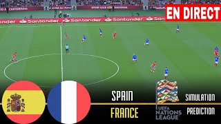 🔴EN DIRECT : Espagne vs France | Demi-finale de la Ligue des Nations A de l'UEFA |Diffusion endirect