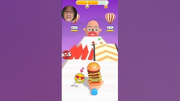 Burger Stack 3D Level 4 😁🔥🔥🔥 #shorts #burgerstack3d