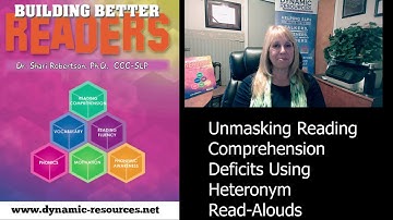 Building Better Readers ASHA week 2020-Heteronym Read Alouds