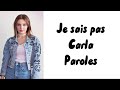 Miniature de la vidéo de la chanson Je Sais Pas