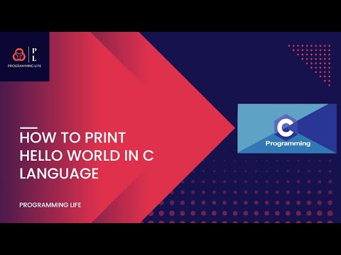 HOW TO PRINT HELLO WORLD IN C LANGUAGE ️#youtube #clanguage #C # ...