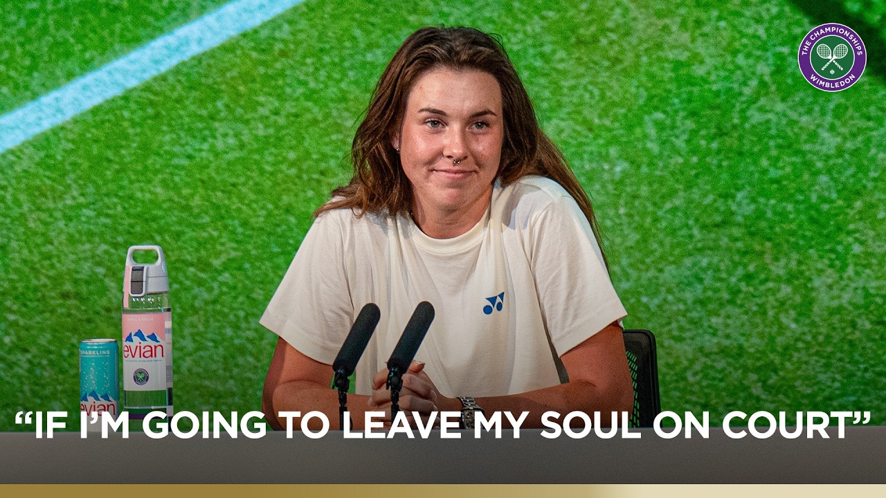 Linda Noskova reacts to becoming the Ladies' Singles Champion | Press Conference | Wimbledon 2026