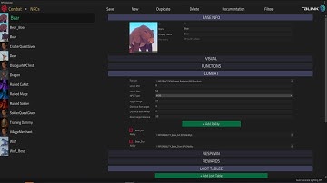 Presentation of the RPG Builder Editor
