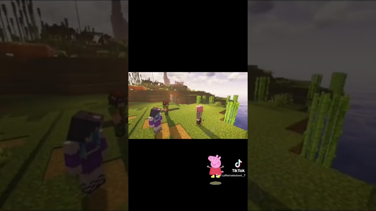 Jumping in muddy puddles Minecraft style.  