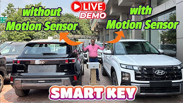 SMART KEY WITH MOTION SENSOR कैसे काम करता है ??? New Feature in Hyundai Creta & Kia Seltos 2025