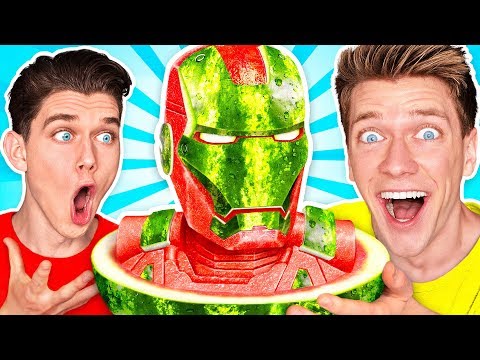 FOOD-ART-CHALLENGE-&-How-To-Make-the-Best-Avengers-P