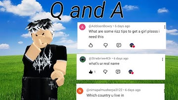 First Q and A video 😱😱