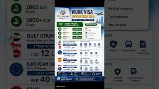 We have all kind of work visas including Labor category blue collar or White collar. 🇵🇰