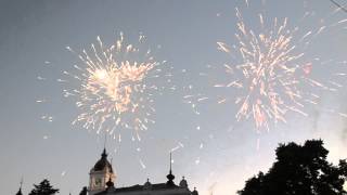 Fuegos artificiales por carnaval en La Plata