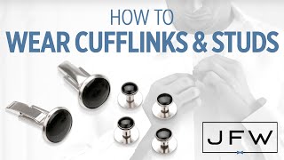 How to Wear Cufflinks & Studs